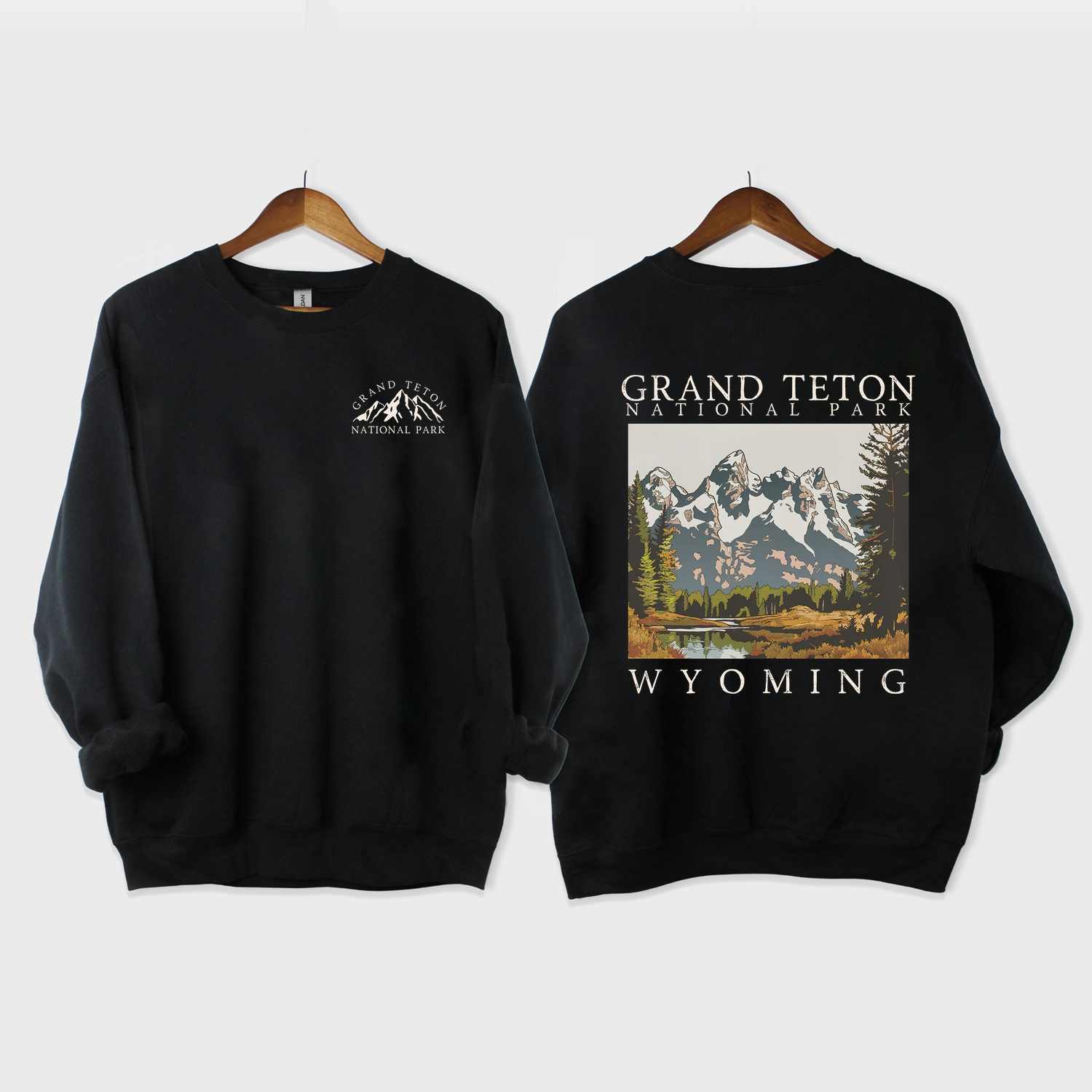 Grand Teton National Park Shirt, Comfort Colors Nature T-shirt, Granola Girl Shirt, Respect Our Parks, 63 Parks Crew, Vintage Wyoming Tee