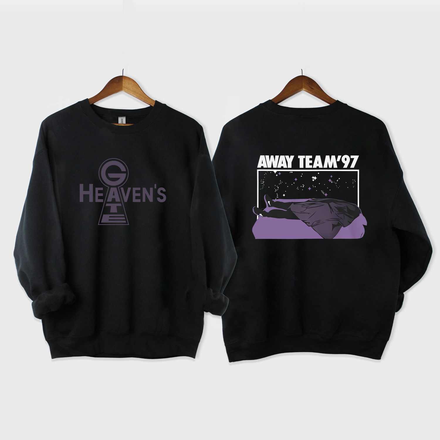 Heaven's Gate T-Shirt, Double-Sided Shirt Unisex Underwear