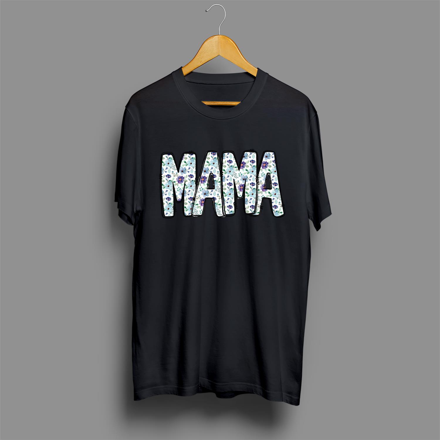 Comfort Colors Vintage floral Mama t-shirt, Mama T-Shirt, Strong Woman Shirt, gift for mothers day, Mama tee, Graphic Tee, Women's T-Shirt