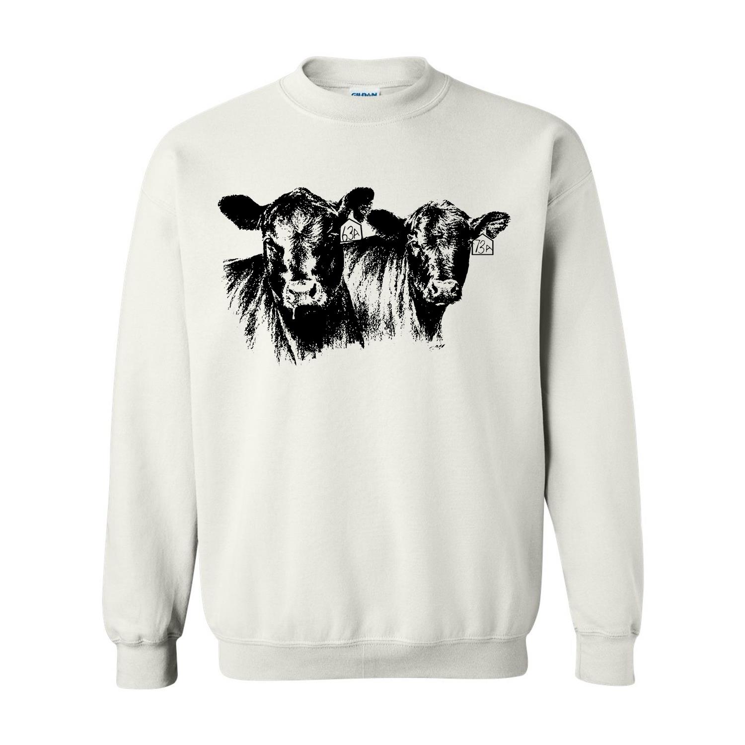 Cow Sweatshirt, Cow Shirt, Western Crewneck Comfort Sweatshirt Cottagecore Clothing Cow Sweater, Comfort Western Wear Gifts for Cow Lovers