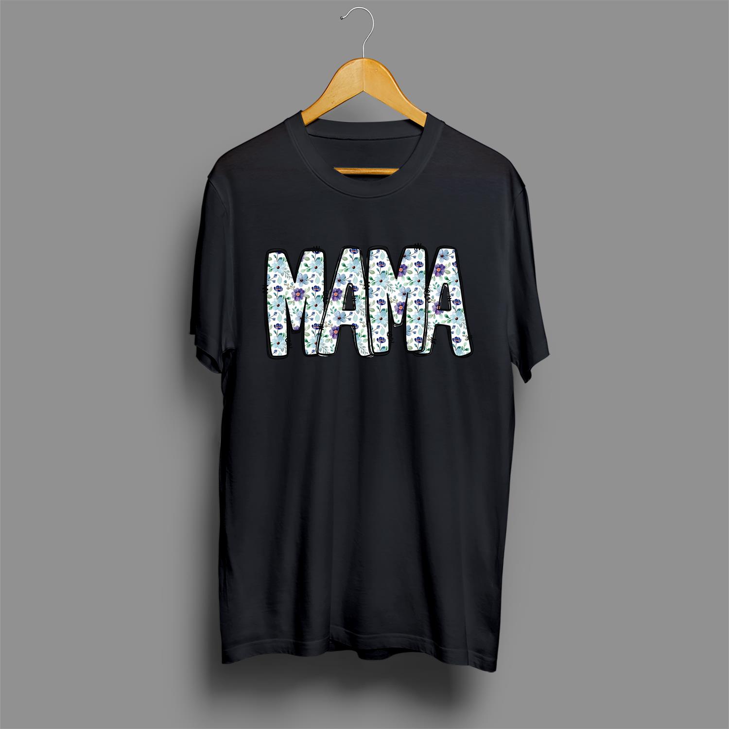 Comfort Colors Vintage floral Mama t-shirt, Mama T-Shirt, Strong Woman Shirt, gift for mothers day, Mama tee, Graphic Tee, Women's T-Shirt