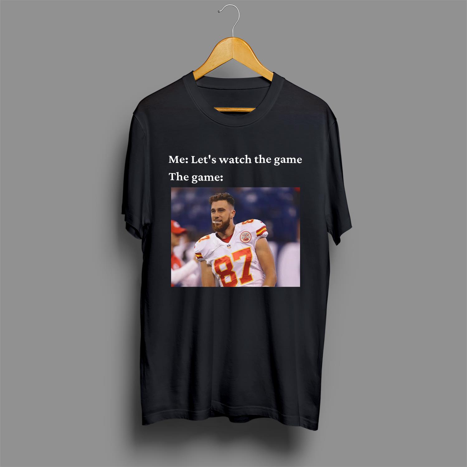 COMFORT COLORS Watch the Game TravisKelce Tshirt, Bootleg Killa Trav Shirt, NFL Vintage shirt