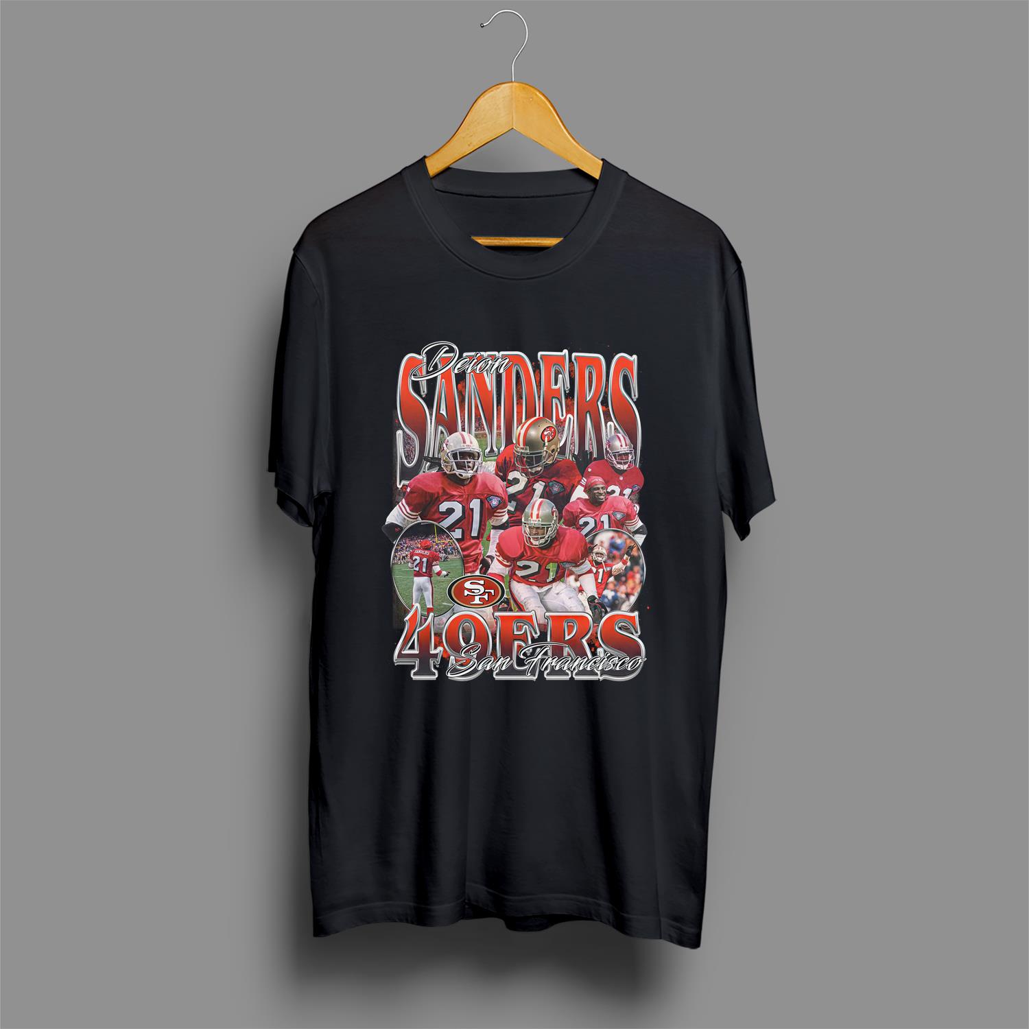 DEION SANDERS SAN FRANCISCO COTTON UNISEX TSHIRT