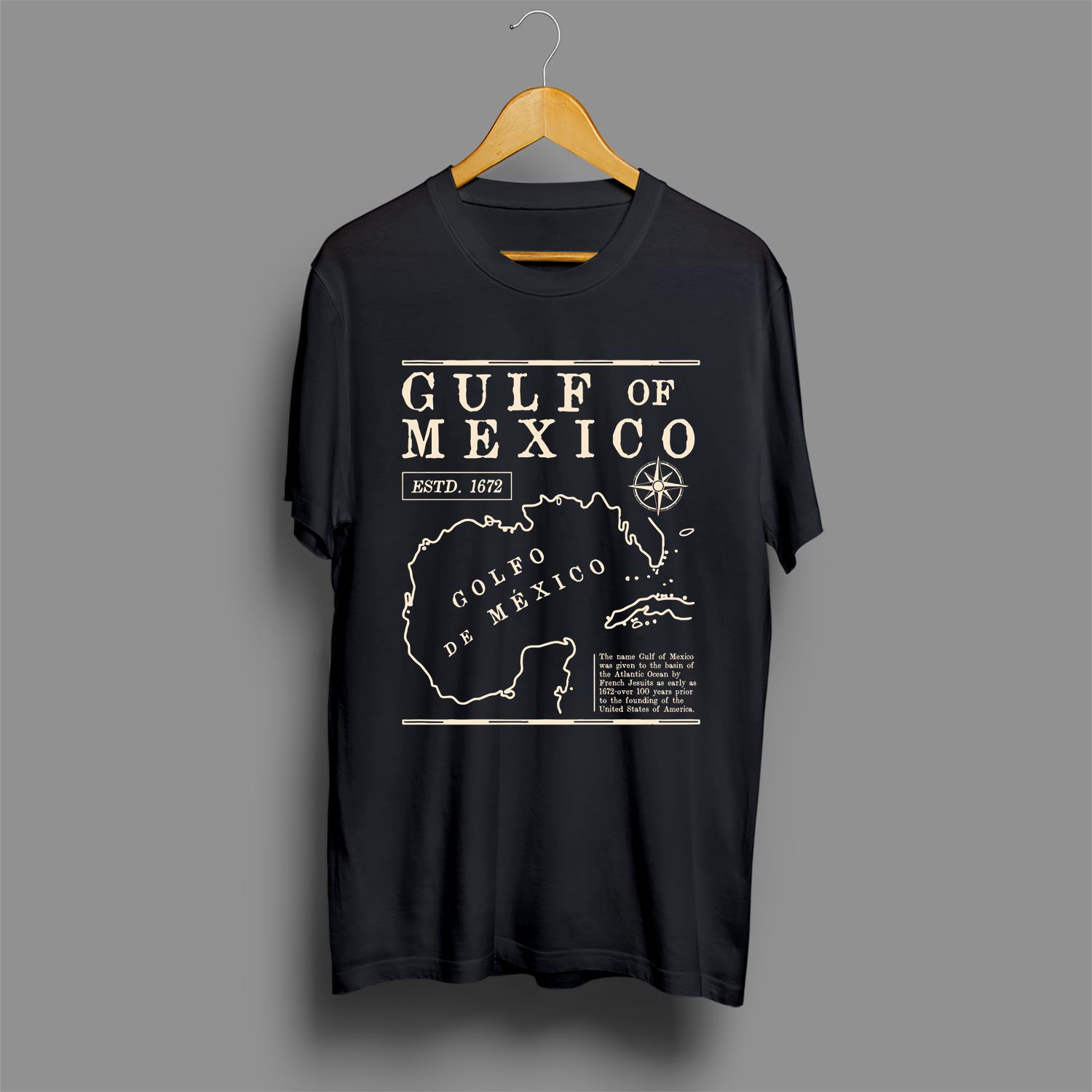 Comfort Colors® Gulf of Mexico Shirt, Vacation Mexico Shirt, Golfo de México 1550 Retro Vintage Shirt, Gulf of Mexico