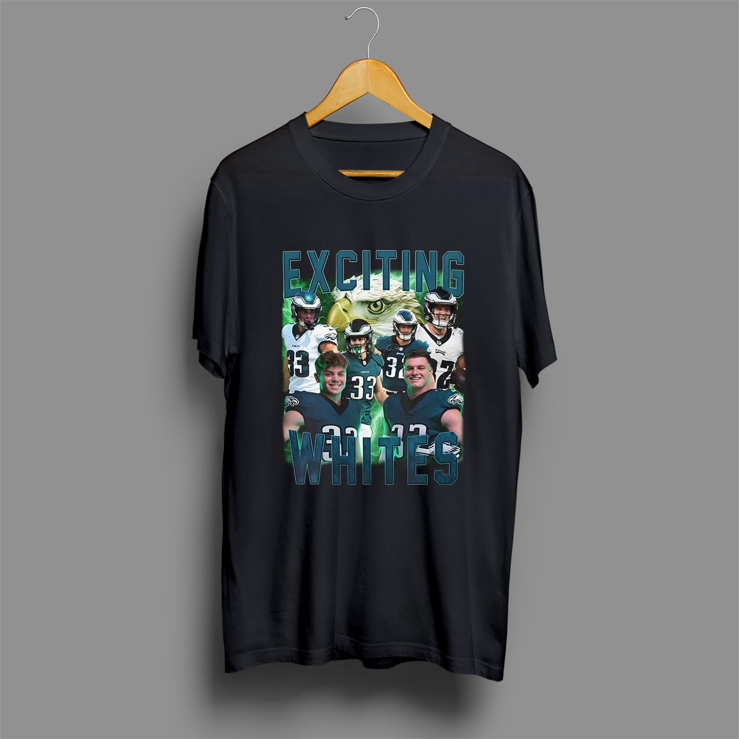 Reed Blankenship And Cooper DeJean Exciting Whites Bootleg Vintage Comfort Colors Shirt, Exciting Whites Shirt, Philadelphia Football Tshirt
