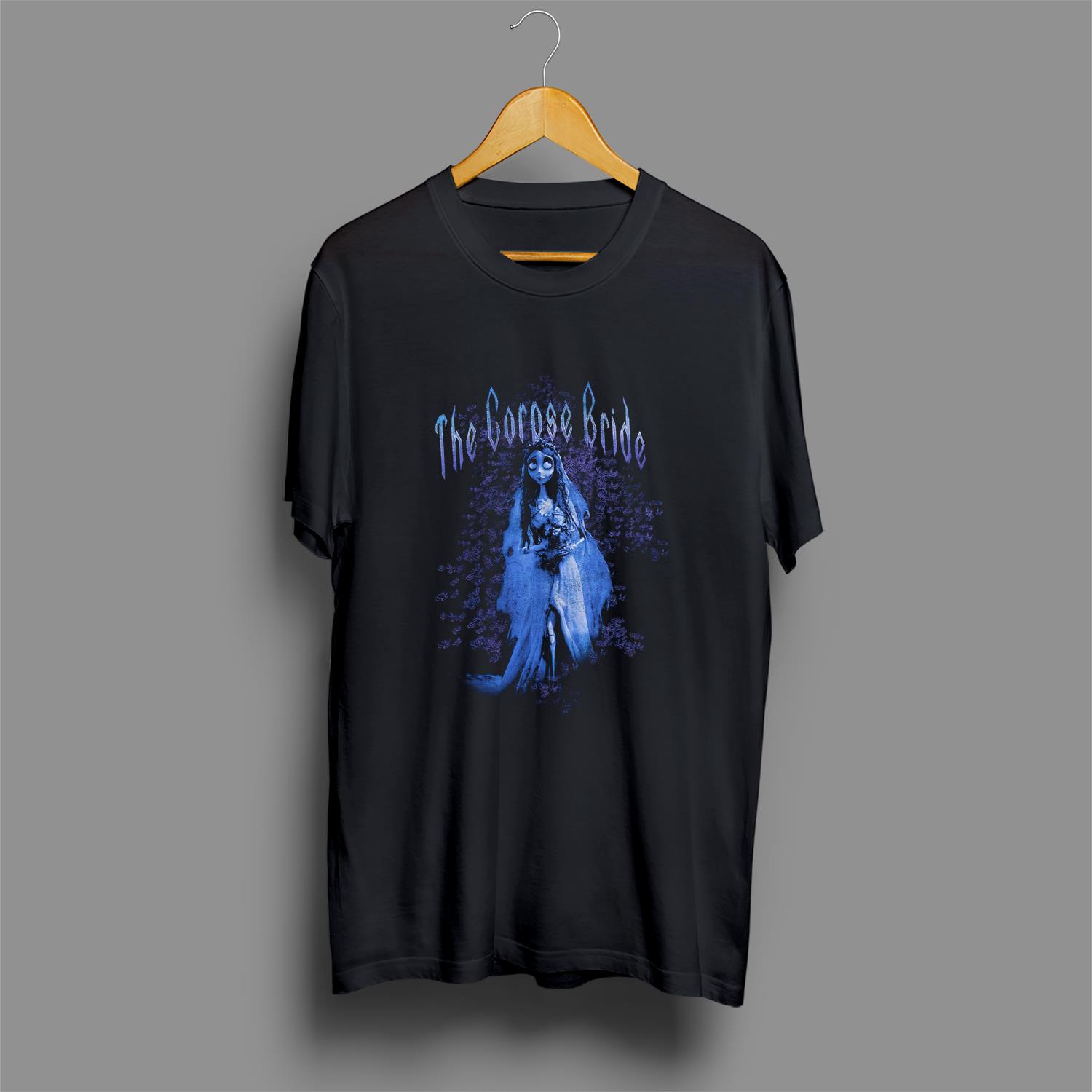 Corpse Bride Emily Butterflies Boyfriend Fit Girls T-Shirt Trending T-Shirt, Graphic Tee, Unisex .