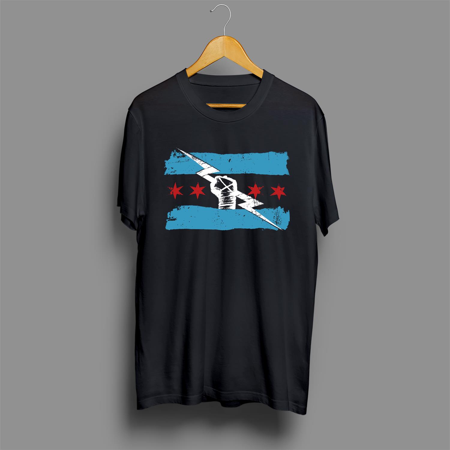 Wwe CM Punk Flag Custom Shirt - Aew Wrestling - CM Punk - Wwe Smackdown - WWE Ra
