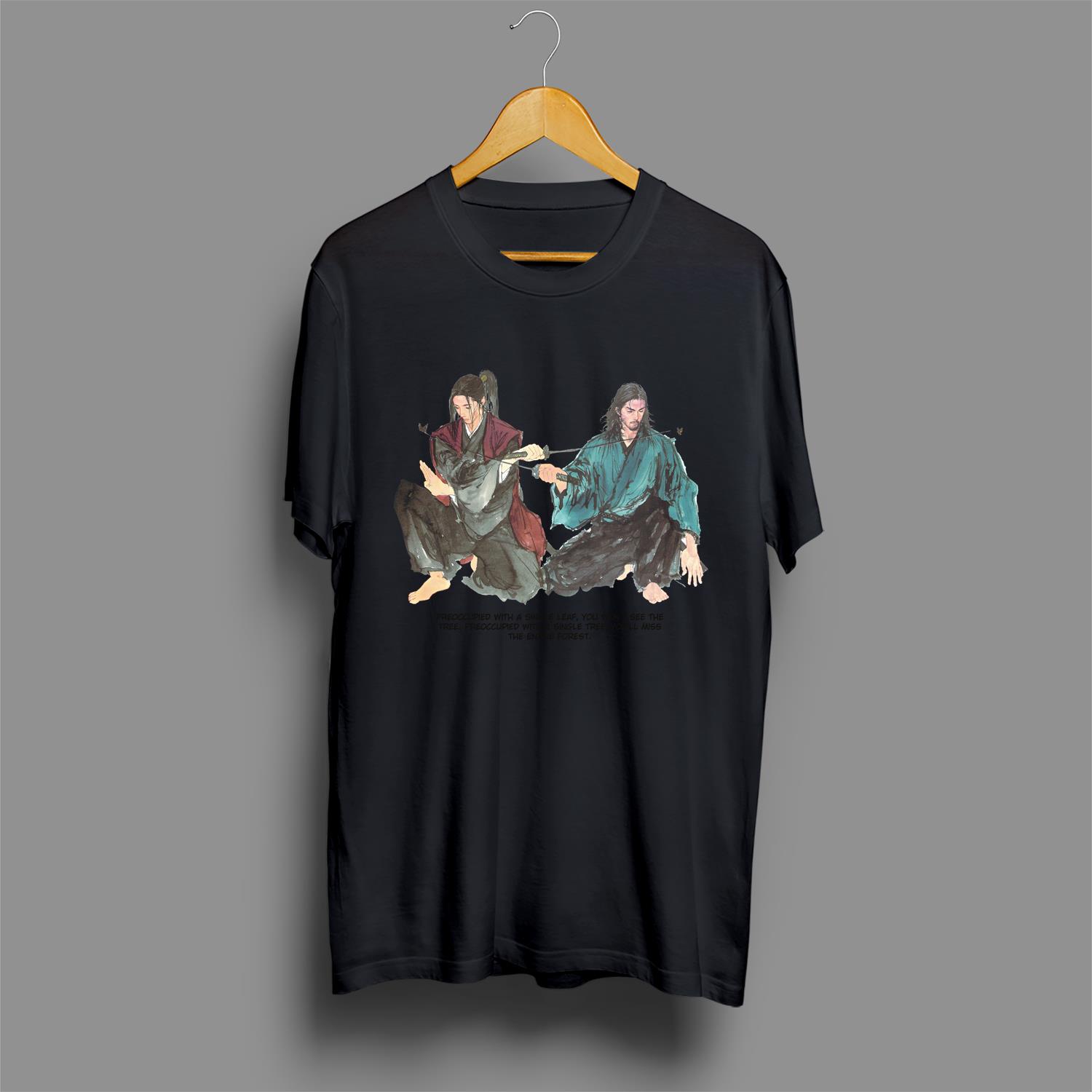 Vagabond Butterfly Katana Elegance T-Shirt, Vagabond Manga Tee, Vagabond Shirt, Samurai Shirt, Japanase Manga, Musashi Shirt Unisex Vintage tee Tops Trending Menswear Tops Underwear Tshirt Streetwear Shoe graphic tshirt