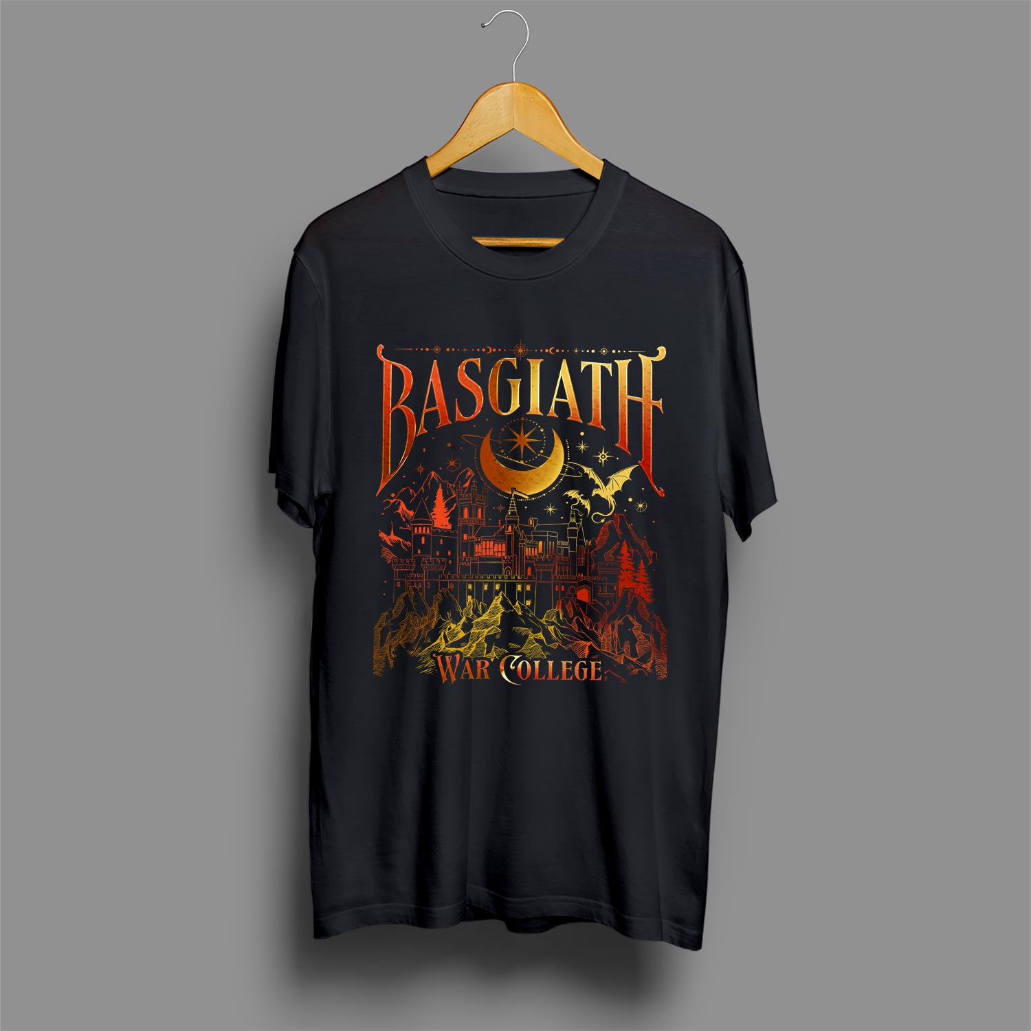 Basgiath War College Comfort Colors Shirt, Vintage Dragon Rider TShirt, Fourth Wing Riders Quadrant,Trendy Book Merch,Bookish Gifts