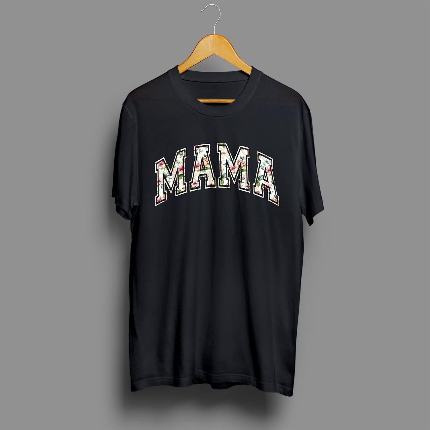 Comfort Colors Vintage floral Mama t-shirt, Mama T-Shirt, Strong Woman Shirt, gift for mothers day, Mama tee, Graphic Tee, Women's T-Shirt
